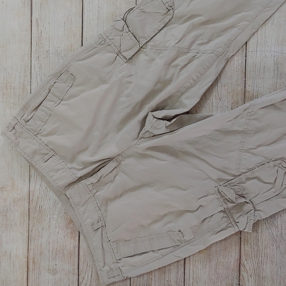 LOFT CROPPED CARGO PANTS 10P - Picture 2 of 8
